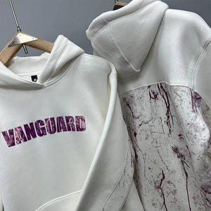 Haute qualité 350 GSM coton à capuche personnalisé DTG impression surdimensionné sweats à capuche conception propre Logo coloré hommes à manches longues porter des sweats à capuche - Product Image 3