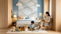 Panneau mural en PVC imitation marbre UV, résistant aux taches, motif personnalisé pour la décoration intérieure des espaces commerciaux