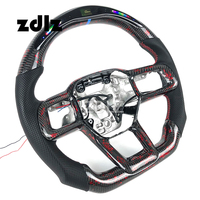 Convient pour Ford 2023 + Mustang GT Shelby GT500 LED rouge poudre en Fiber de carbone volant prend en charge la personnalisation