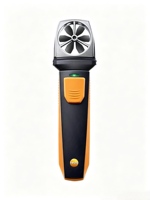 Anemómetro Inalámbrico Portátil TESTO410-i, Medidor de Flujo de Aire Tipo Vane con Sensor de Velocidad para Medir la Velocidad del Viento