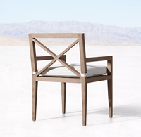 Chaises en teck en bois massif de haute qualité, meubles d'extérieur, ensemble de table à manger de jardin