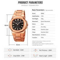 Montre à quartz pour homme VVS, boîtier en acier inoxydable de 40 mm, bracelet étanche 30 m, style business décontracté, date, lumineuse