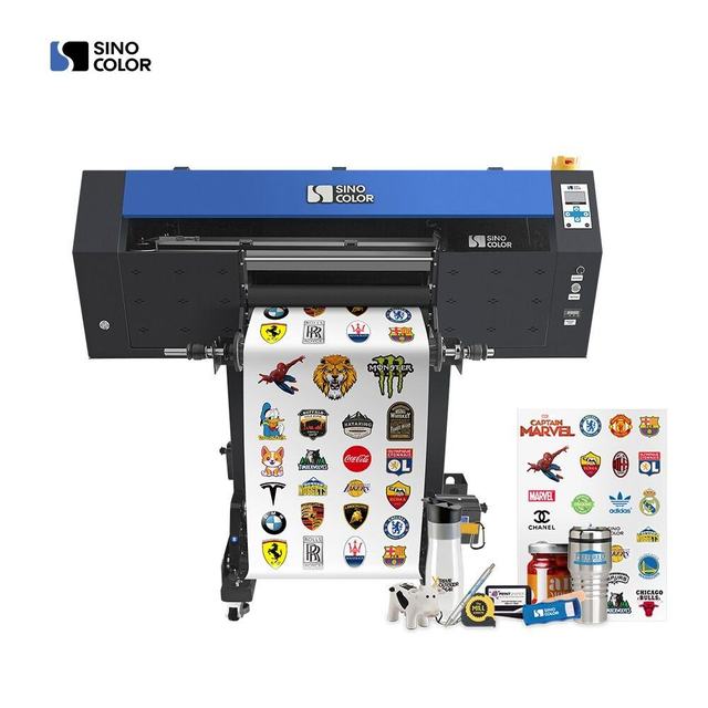 17 Years Experience Easy Operation A1 A3 Size 40 60 cm  Cup Wraps I1600-U Head 2400DPI  UV Roll to Roll DTF Stickers Printer