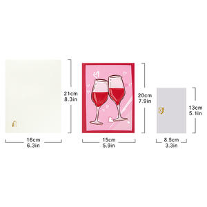 3D Love Heart Wine Bottle <strong>Valentines</strong> <strong>Card</strong> with Envelope <strong>Valentines</strong> Day Greeting <strong>Card</strong> for <strong>Husband</strong> Wife Family and Friend - Product Image 6