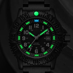 클래식 하이 퀄리티 손목 시계 남자 빛나는 손 다이얼 아날로그 디스플레이 석영 운동 합금 밴드 <span class=keywords><strong>Dropshipping</strong></span> MOQ 1 상자 - Product Image 6