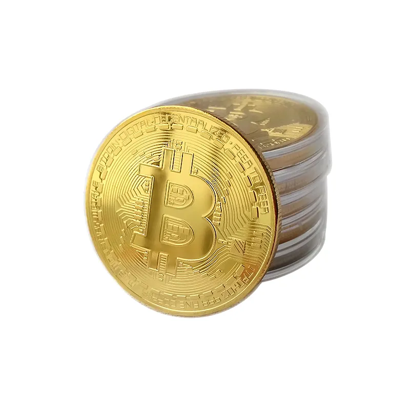 Accesorios चोर Bitcoins सोने संग्रह सिक्का मामले उपहार धातु स्मारक तांबा टोकन <span class=keywords><strong>स्मारिका</strong></span> 3D कला बीटीसी Bitcoin सिक्का