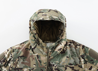 Veste tactique rembourrée imperméable et coupe-vent CP Camo ESDY pour l'hiver, veste épaisse résistante au froid, combinaison chaude imperméable pour l'extérieur