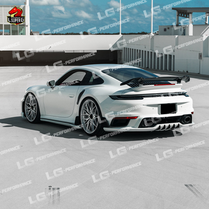 Kit de carrocería de parachoques de coche de fibra de carbono seco de personalización de lujo para <span class=keywords><strong>Porsche</strong></span> 911 992 <span class=keywords><strong>Turbo</strong></span> <span class=keywords><strong>S</strong></span> actualización a T Style Bodykit - Product Image 4