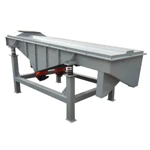 1 Layer Electric Linear Vibrating Screen Fine Cocoa Bean Vibrating Screen Factory Rice Sieve Screening