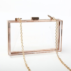 Purse With Sunglasses Clear Bags Women Jelly <b>Handbags</b> Women Clutch Luxury Acrylic Purse and Sunglasses Set - Product Image 5