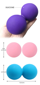 Pelota de Masaje de Silicona TTSPORTS, Pelota Doble de Lacrosse para Relajación Muscular y Fitness Yoga - Product Image 4