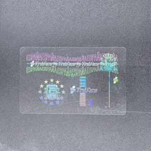 Bán buôn Chất lượng cao ba chiều Overlay cầu vồng Laser Hologram Sticker Vinyl Stickers PVC Logo trong suốt Sticker - Product Image 6