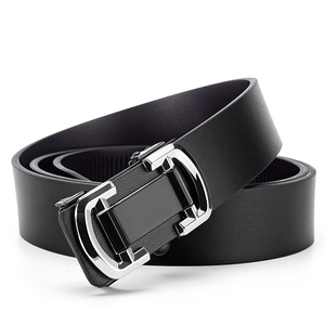 حزام رجالي عالي الجودة من الجلد الصناعي مع إبزيم أوتوماتيكي للأعمال، تصنيع مخصص - Product Image 4