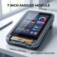 Pantalla AMOLED de 7 Pulgadas, Panel Táctil de Alta Definición, Interfaz MIPI DSI, Resolución 1080x1920, Panel de Pantalla AMOLED, Cristal de Pantalla OLED