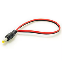 Câble d'alimentation CC femelle 12V personnalisé adaptateur de prise d'alimentation CC mâle câble d'extension d'alimentation CC 5521 fabriqué en cuivre conducteur PVC