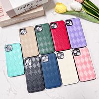Coque arrière personnalisée en cuir coloré pour accessoires de téléphone portable, compatible avec iPhone 12 13 14 15 16 17 18 Pro Max – Fournisseur d'usine