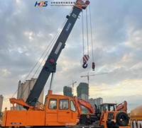 Grue mobile hydraulique d'occasion Kato NK250E de 25 tonnes avec moteur, boîte de vitesses et pompe Mitsubishi pour projets de levage en construction
