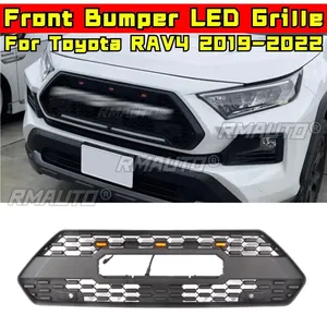 Grilles de radiateur de course avant pour Toyota RAV4 2019-2022 Édition Adventure, Grille de pare-chocs avant de course, Accessoires automobiles - Product Image 1