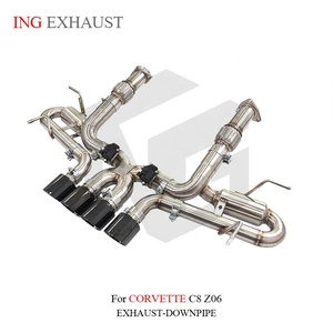 ING T304 Échappement arrière à soupapes avec tube en X pour Corvette C8 Z06 LT6 5.5L V8 <span class=keywords><strong>2023</strong></span>+ |   Têtes de bâtonnets de ski de fond en fibre de carbone pour télécommande, vente en gros - Product Image 4