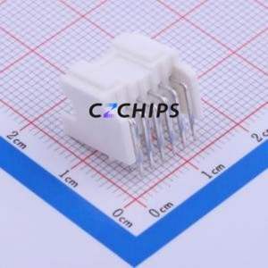 S12B-PADSS-1(LF)(SN) Wire-to-<b>Board</b> <b>Pin</b> Header Bent Lead Through Hole,P=2mm Connector 2x6P 2mm Right Angle Insert PAD - Product Image 2