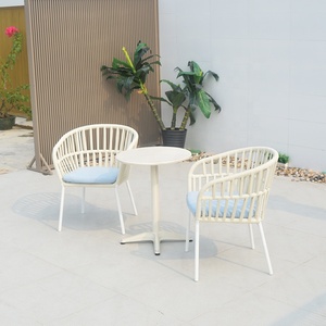 Conjunto de Muebles de Terraza para Exteriores, Estilo Moderno, para Cafetería o Tienda de Té con Leche - Product Image 2