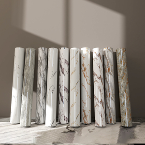 กระดาษเคลือบมันติดวอลล์เปเปอร์หินอ่อนสีทองสำหรับเคาน์เตอร์ห้องครัวและห้องน้ำฟังก์ชั่นกันน้ำสำหรับห้องนั่งเล่น - Product Image 1