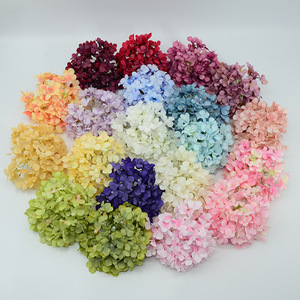 Dongchen Crafts <b>Artificial</b> <b>Hydrangea</b> Flower 20cm Diameter Silk Flower Wedding Home Decor Party Props - Product Image 1