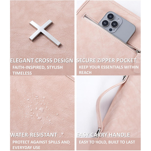 Funda para Biblia para Mujer, <span class=keywords><strong>Estuche</strong></span> para Biblia para <span class=keywords><strong>Hombre</strong></span> y Mujer, Caja de Regalo Cristiana - Product Image 3