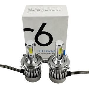 Faros LED para Auto C6 72W 8000LM COB, Bombillas para Faros Delanteros H1 H3 H4 H7 H11, Faros LED C6 sin Ventilador de Aluminio para Iluminación Automotriz - Product Image 6