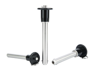 Pin Lepas Cepat Model Ball Lock Berbahan Baja Anti Karat Premium dengan Finishing Mengkilap QRP011-16 Dia16 Sistem Push in Tersedia