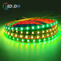 Bande LED programmable magique adressable SPI unique SMD5050 RGB Pixel 60 LED Bande LED flexible 12V 24V WS2811 TM1934 TM1903 WS2812B