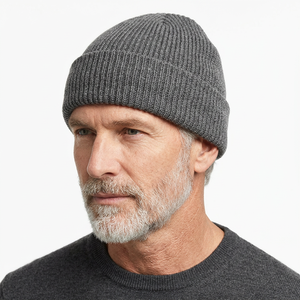 Gorros Clásicos de Calidad Estable al por Mayor, Gorros de Invierno Estilo Urbano, Gorros de Acrílico/Algodón con Patrón Sólido, Colores y Tallas Personalizables - Product Image 4