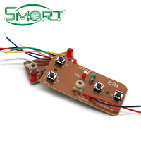 Électronique Intelligente : Télécommande RC 2 Canaux 27 MHz, Circuit Émetteur-Récepteur, Antenne, Assemblage PCBA pour Voiture, Camion, Jouet
