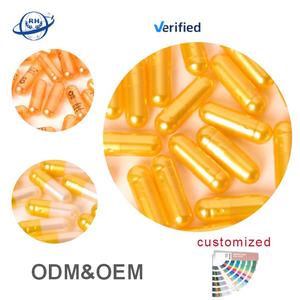 Nhà máy bán trực tiếp viên nang gelatin số lượng lớn OEM/ODM viên nang gelatin kích thước 0 - Product Image 1