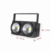 République centrafricaine Matrix Blinder 2 yeux 2x100W COB LED lumière de scène blanc chaud froid 2in1 Disco Blinders DMX512 contrôle
