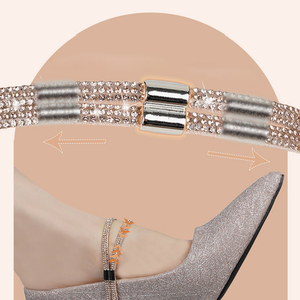 Sangles élastiques anti-déchirure en PP <span class=keywords><strong>avec</strong></span> boucle détachable pour chaussures à talons hauts - Ceinture de maintien de la <span class=keywords><strong>cheville</strong></span> - Product Image 5
