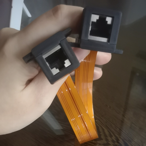 Fil de réseau plat flexible de 0.3m à travers le câble FPC RJ45 Câble <span class=keywords><strong>Ethernet</strong></span> ruban Cat5 ultra mince - Product Image 6