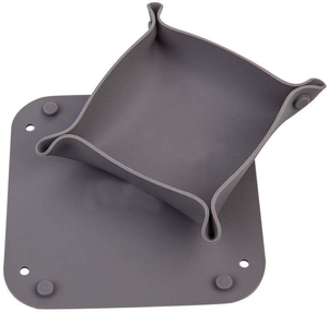 Collapsible Board Game <b>Storage</b> Bowls, Portable <b>Folding</b> Tray Accessory Holds, Dices for Classic & Modern Gaming, RPG Roleplaying - Product Image 4