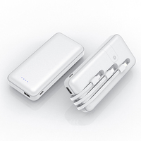 Chargeur portable ultra-rapide 20000 mAh ultra-fin 3 en 1 avec câble Micro USB, sortie 10W pour tous les téléphones - Vente flash