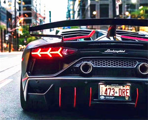 Kit de carrosserie de pare-chocs arrière en fibre de carbone sèche de style <span class=keywords><strong>SVJ</strong></span> pour <span class=keywords><strong>Lamborghini</strong></span> <span class=keywords><strong>Aventador</strong></span> LP700 LP720 LP750 2011-2015 - Product Image 6