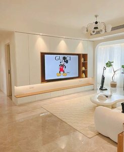 Meuble <span class=keywords><strong>TV</strong></span> personnalisé <span class=keywords><strong>Prima</strong></span> design moderne avec lumière LED électrique cachée meuble <span class=keywords><strong>TV</strong></span> de salon - Product Image 4