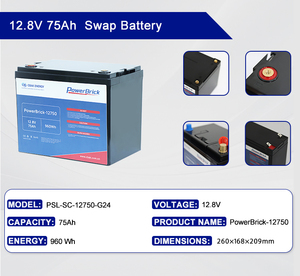 CBAK 12.8V LiFePO4 리튬 철 배터리 모듈 2000 사이클 IP56 스왑 배터리 팩 75Ah 300Ah 용량 2000 사이클 배터리 팩 - Product Image 4