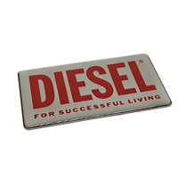 Autocollants en résine époxy 3D avec logo personnalisé, plaques signalétiques pour moteur, autocollants métalliques autocollants, étiquettes rectangulaires personnalisées