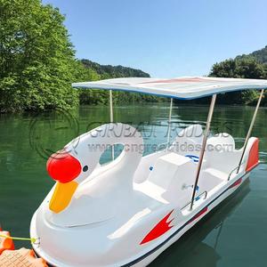 Vendita diretta in fabbrica 4 posti in vetroresina pedalò per il tempo libero altre attrezzature da gioco d'acqua in vendita - Product Image 5