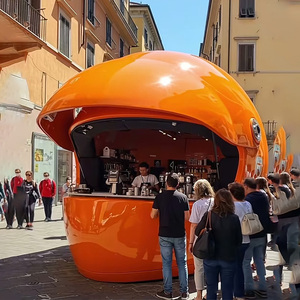 Alta calidad estándar <span class=keywords><strong>comida</strong></span> rápida Pop-up Cafe Shops Mobile Container Casco Coffee Bar Houses - Product Image 4