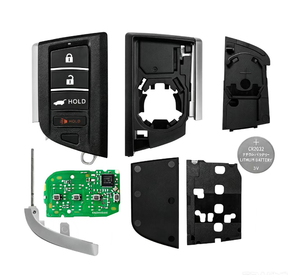 Llave Inteligente para Auto con Control Remoto de 4 Botones, 433MHz, Chip 4A para Acura RDX 2022-2024, FCC: KR5TP-2 72147-TJB-A21 72147-TJB-A31, Conductor 1/2 - Product Image 1