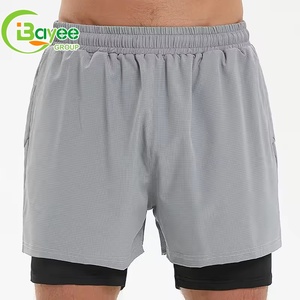 Men's 2-in-1 Casual Training <strong>Shorts</strong> Quick Dry Gym <strong>Shorts</strong> for <strong>Swimming</strong> Jogging Bodybuilding Sports <strong>Tight</strong> - Product Image 6