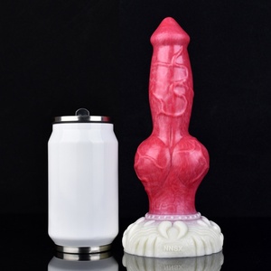 NNSX 9.7inch Dog Knot Penis Animal Cock Fantasy Beast <b>Dildo</b> Anal Plug with Suction Cup Lesbian <b>Dildo</b> Adult Sex Toys Wholesale - Product Image 4