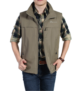 <span class=keywords><strong>Giacca</strong></span> da uomo in gilet invernale Casual traspirante verde <span class=keywords><strong>con</strong></span> Design senza maniche nuova fornitura di abbigliamento esterno OEM - Product Image 6