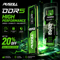Mémoire de bureau PUSKILL DDR5 16 Go 32 Go 6000 MHz 6400 MHz UDIMM, Chipsets Originaux, RAM DDR5 pour la Création de Contenu et la Montage de PC